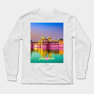 World Travel Fly to Jaipur India Long Sleeve T-Shirt